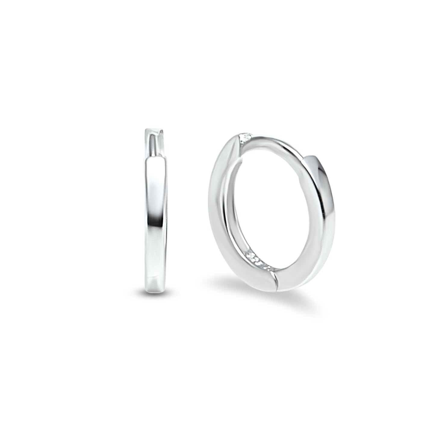 The Everyday Huggie in Silver image 0