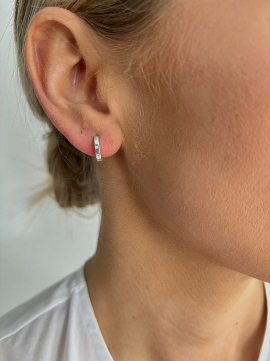 The Constellation Huggie in Silver image 1