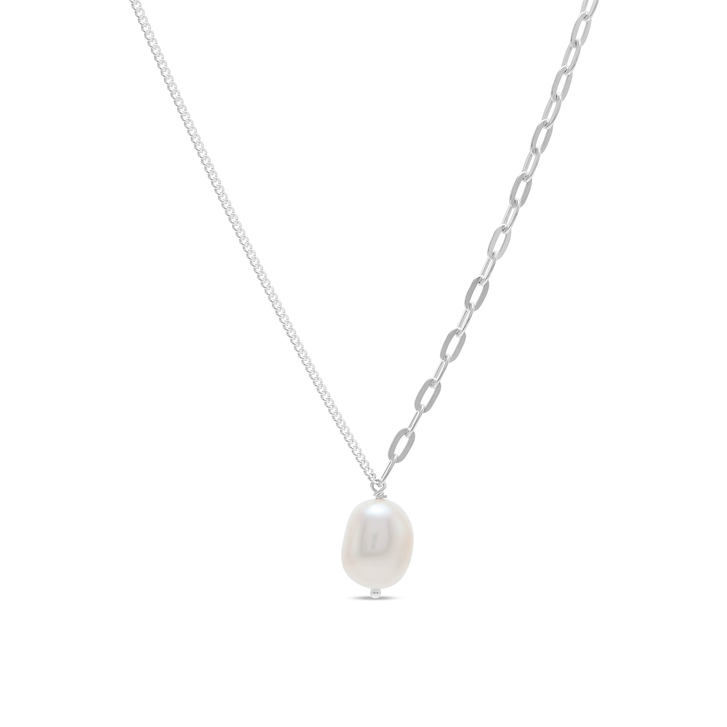 The Textured Pearl in Silver image 0