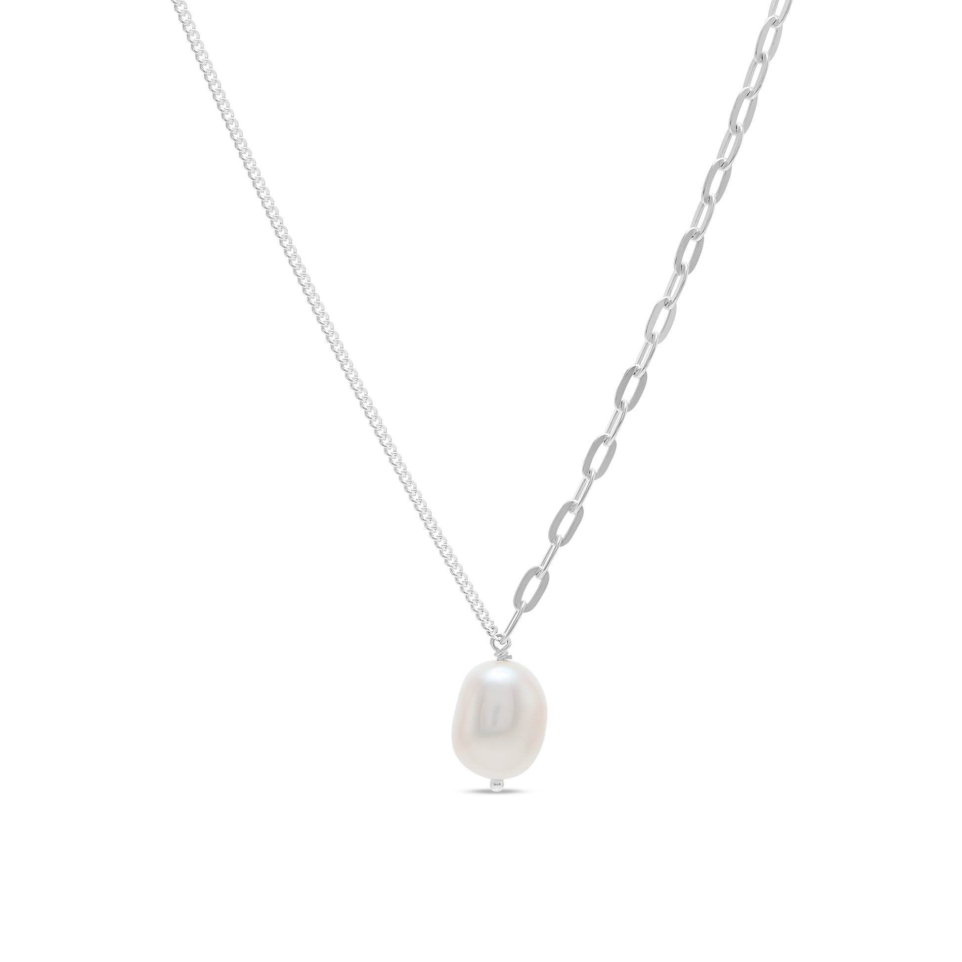 The Textured Pearl in Silver image 0