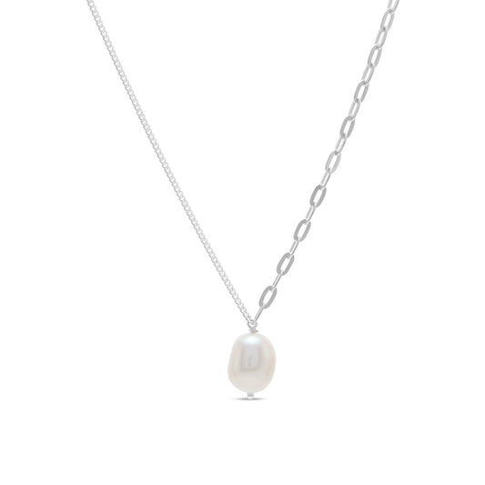 The Textured Pearl in Silver image 0