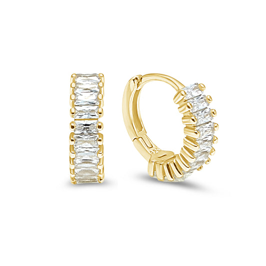 The Baguette Huggie in Gold image 0