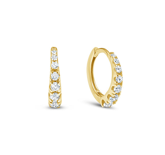 The Graduated Huggie in Gold image 0