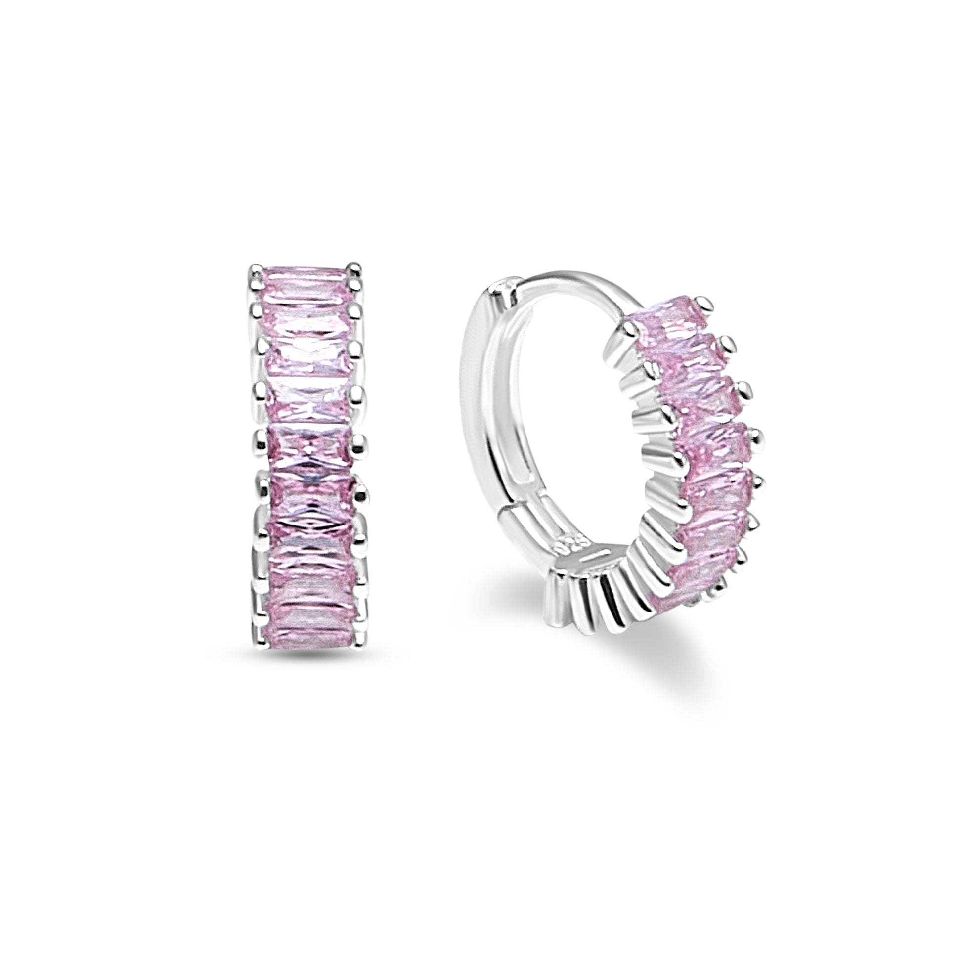 The Baguette Huggie in Pink image 0